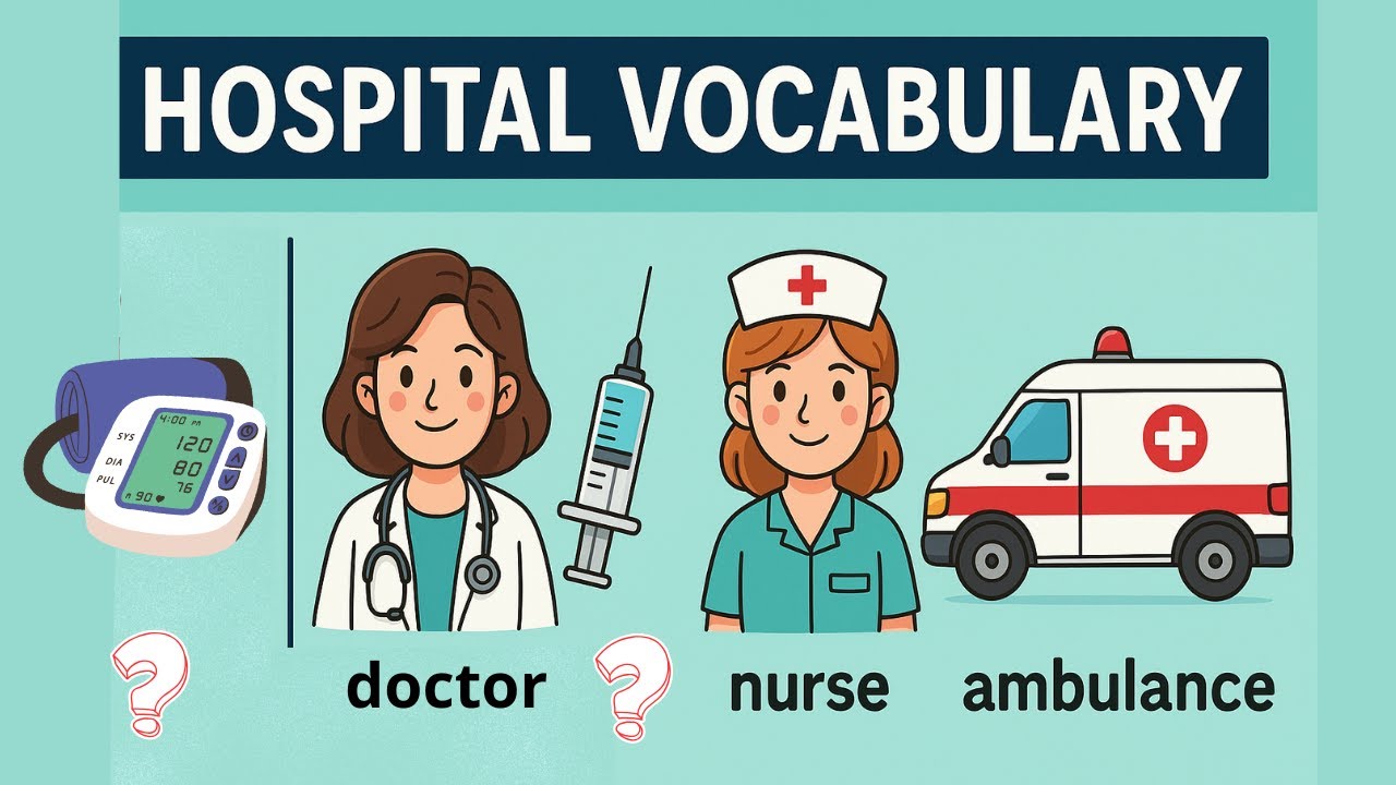 Hospital Vocabulary in English 🏥 | Learn Medical Words!