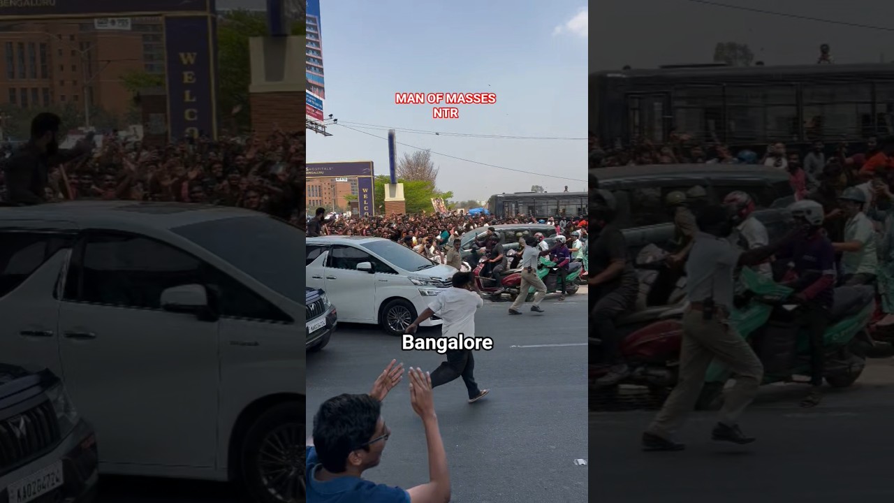 NTR Craze🔥 #jrntr #jrntrspeech #ntr #bangalore #electroniccity #mahadevpura #ntrupdates