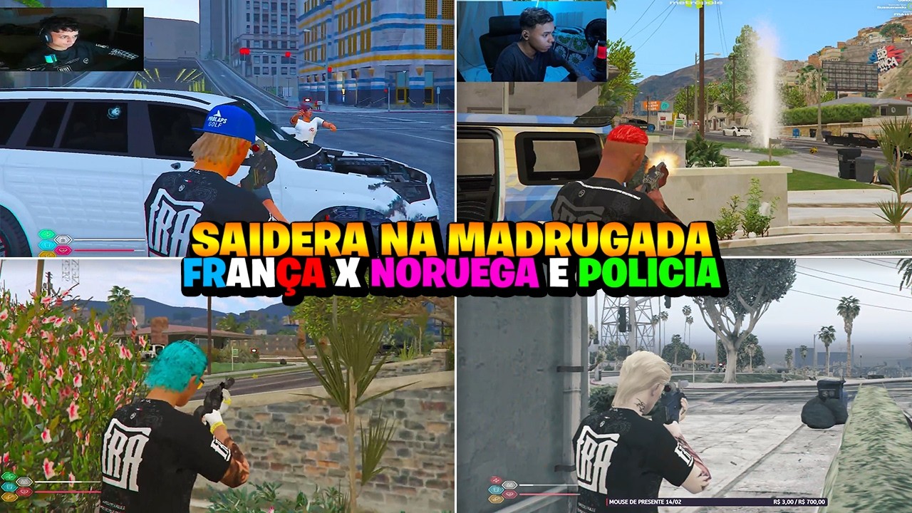 SAIDERA NA MADRUGADA! FRANÇA X NORUEGA E POLICIA 😱