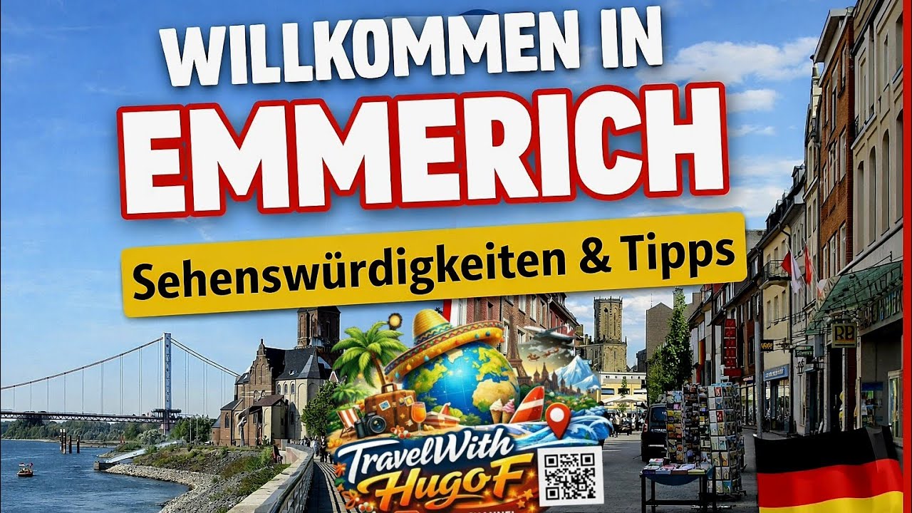 🇩🇪 Emmerich am Rhein Germany 4k Walkingtour @TravelwithHugoF #emmerich #germany #deutschland #rhein
