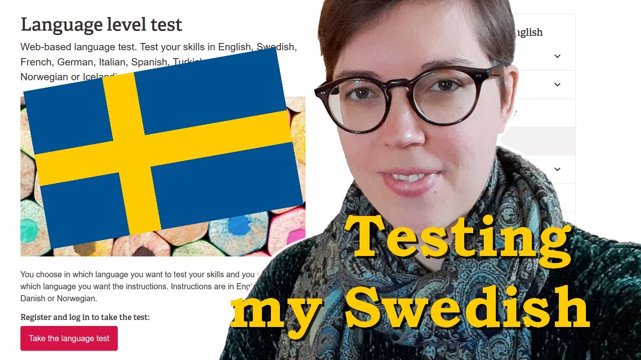 Testing my Swedish level