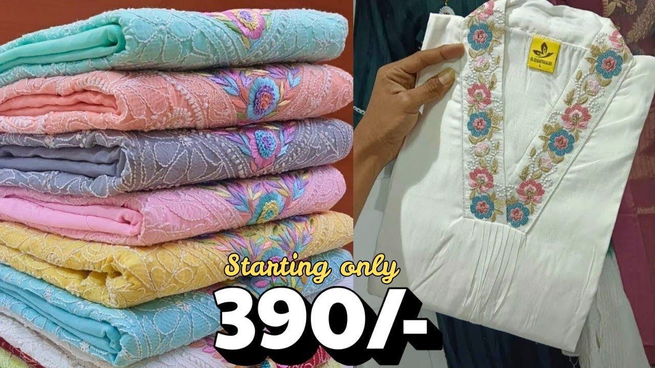 Pure Cotton 3 Piece Kurti Set | Wholesale Factory Prices 👗 | Latest Designs 2026 l Textile Market