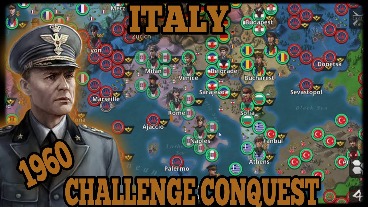 🔥 ITALY 1960 CHALLENGE WORLD CONQUEST! World Conqueror 4 🔥