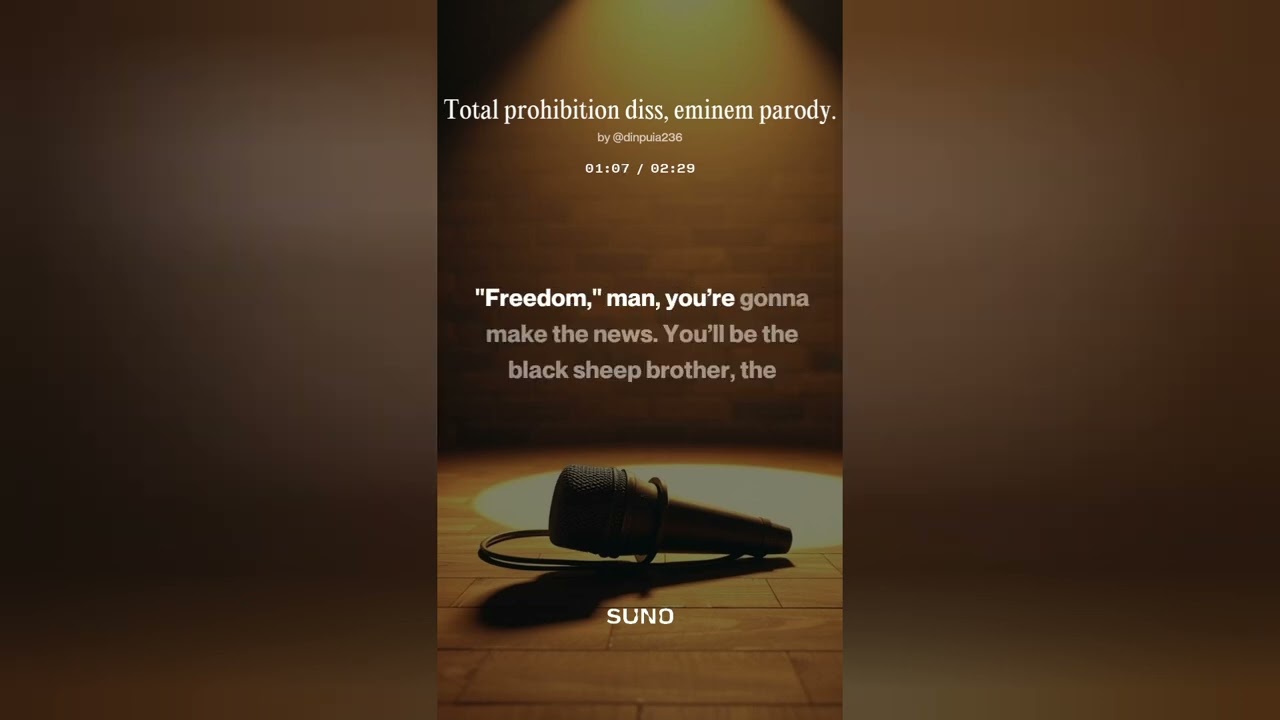 Mizoram Liquor Total Prohibition Diss, Eminem Parody.  Lyric: Zopa AI Zai.