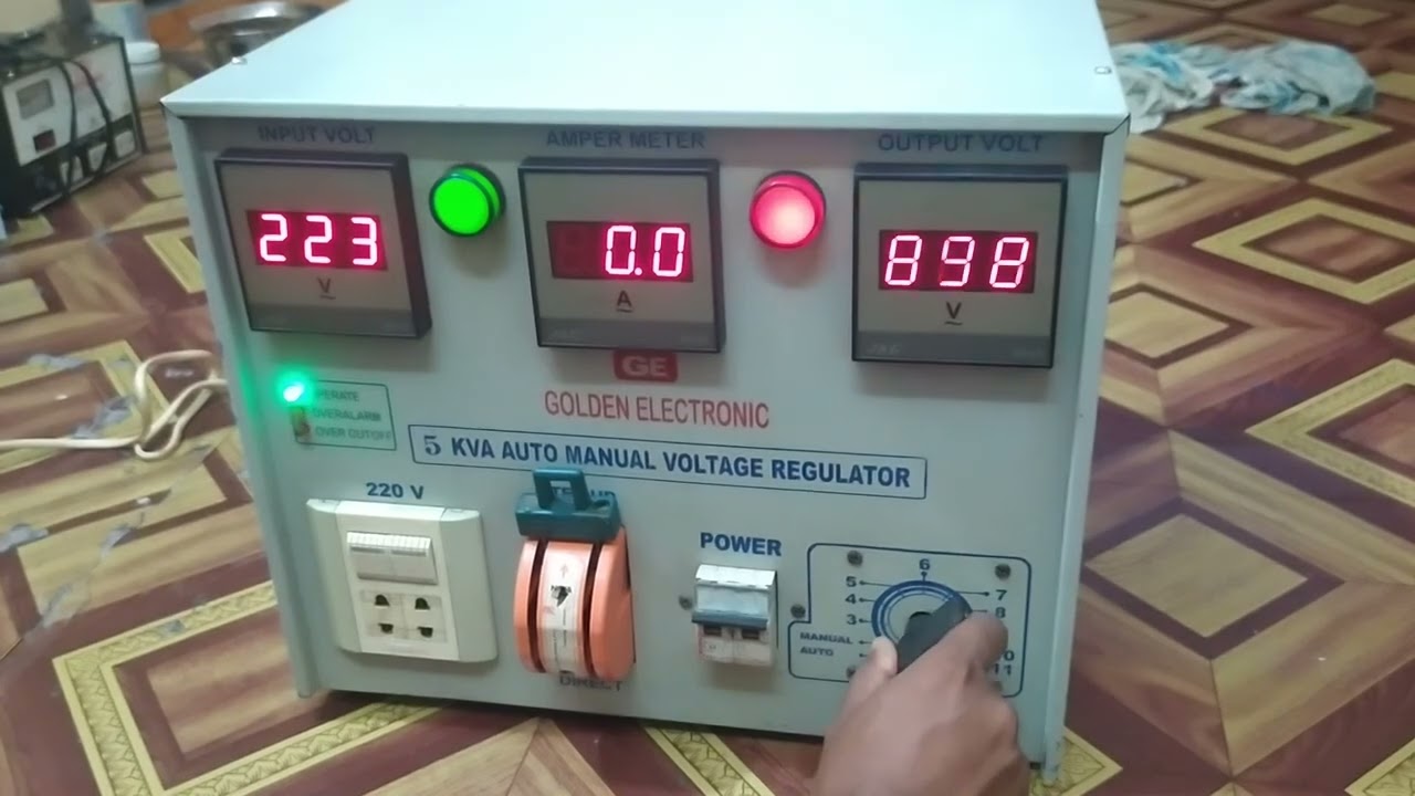 GE Golden Electronic တံဆိပ် 5Kva Auto - Manual