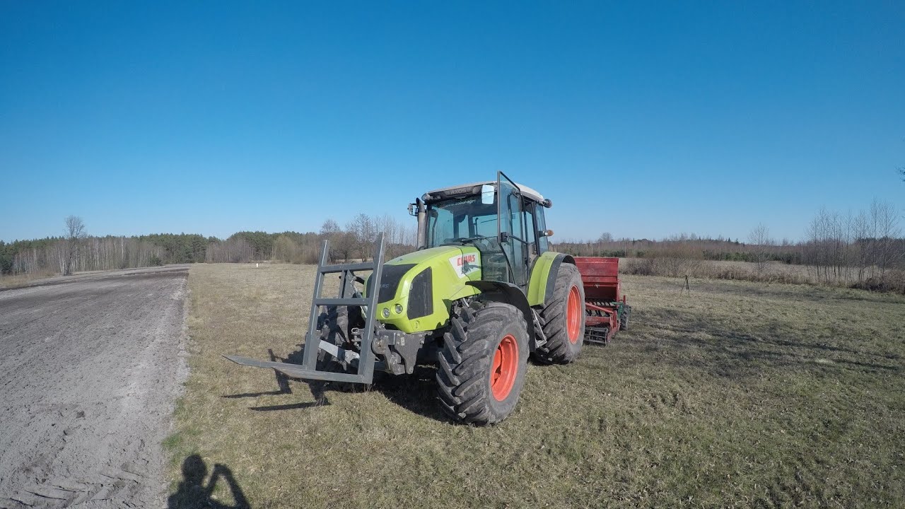 Siew łubinu 2020|Claas Axos 340 & Unia|Agro Dobrenice 😀