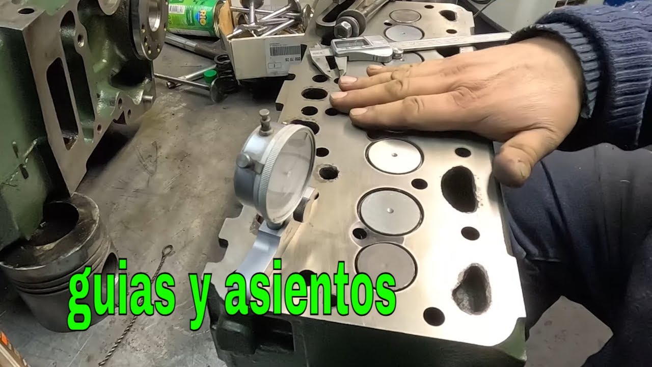 cambiar guias de valvulas y rectificar asientos de valvulas