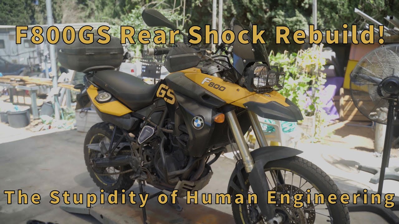 The Stupidity of Human Engineering - Rebuilding a BMW F800GS Rear Shock