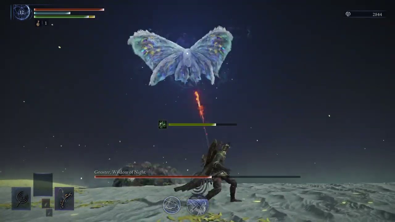 Elden Ring Nightreign Ironeye Solo Gnoster, Wisdom of Night Boss Fight