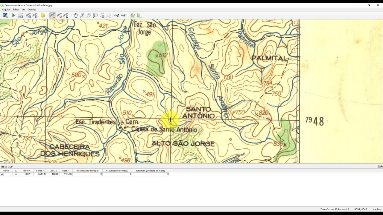 Curso QGIS - Aula 04 - Georreferenciamento e Reprojeção de imagens
