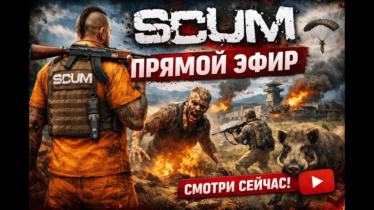 SCUM PvE Surviwal-Luter shooter