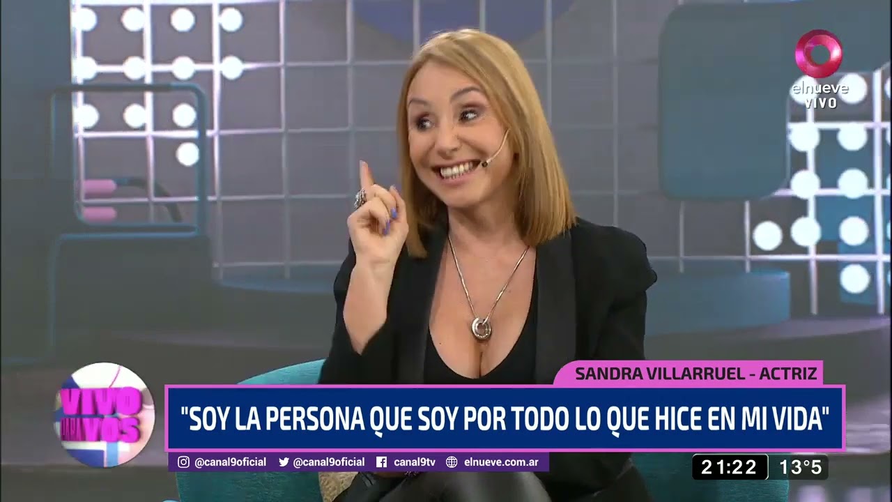 Entrevista a Sandra Villarruel - Programa Vivo para Vos - Canal 9