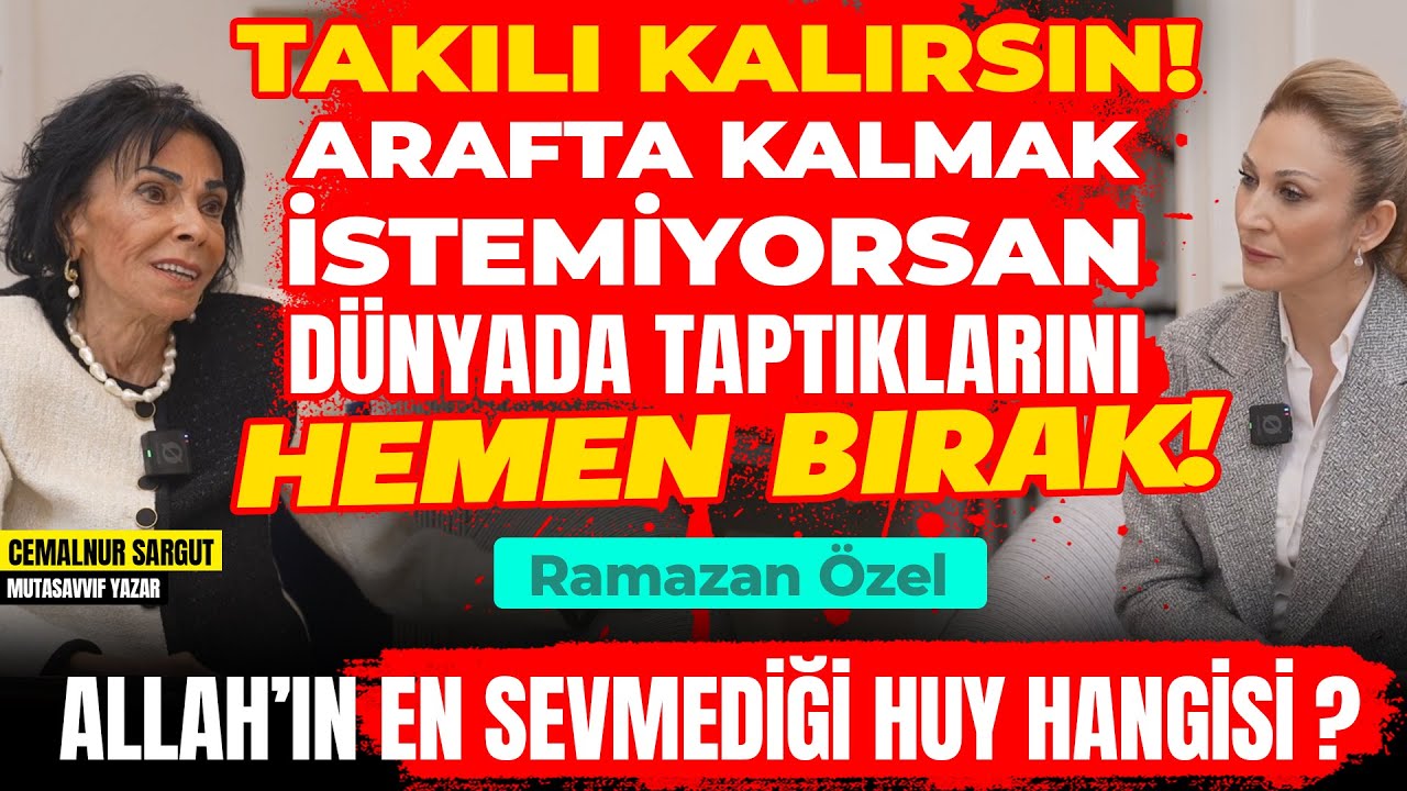 #RAMAZAN ÖZEL. Takılı Kalırsın! Arafta Kalmak İstemiyorsan Dünyada Taptıklarını Hemen Bırak!