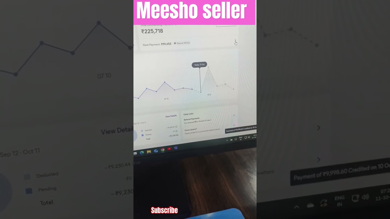 How does payment come on Meeso and in how many days does it come #meesho #onlineseller #indiaonline