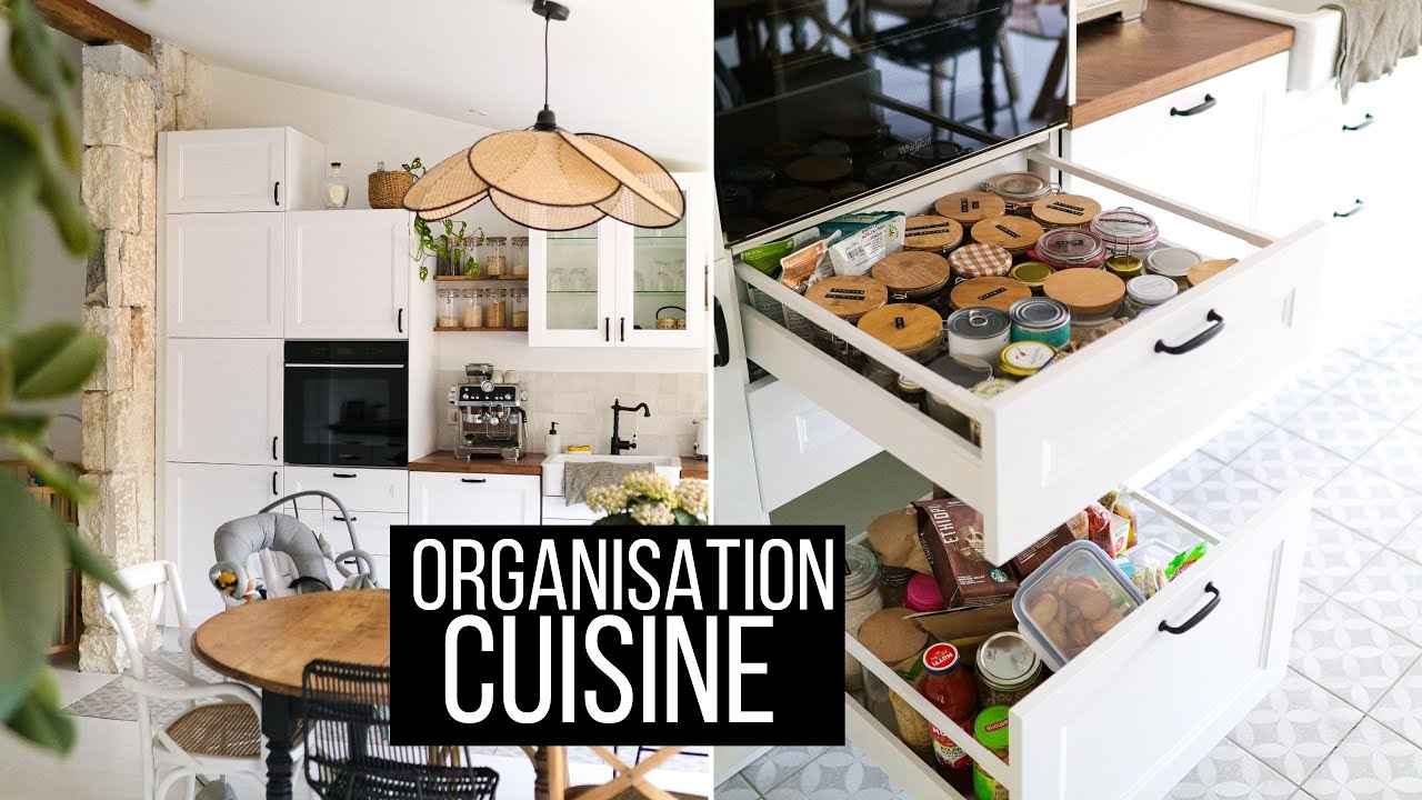 ORGANISATION CUISINE - Je vous montre l'intérieur de mes placards | tribulationsdanais