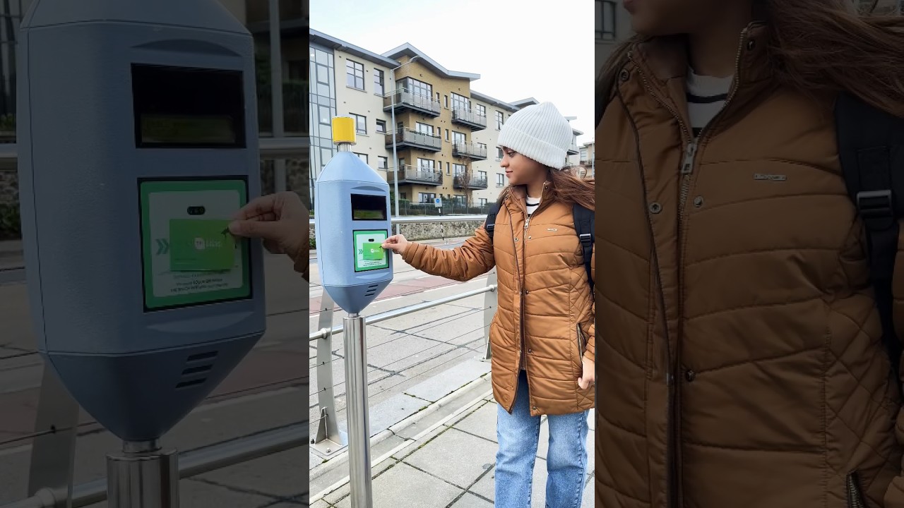 Как оплатить проезд в трамвае в Дублине #Luas #туризмвДублине #общественныйтранспорт #исследуйтеИ...