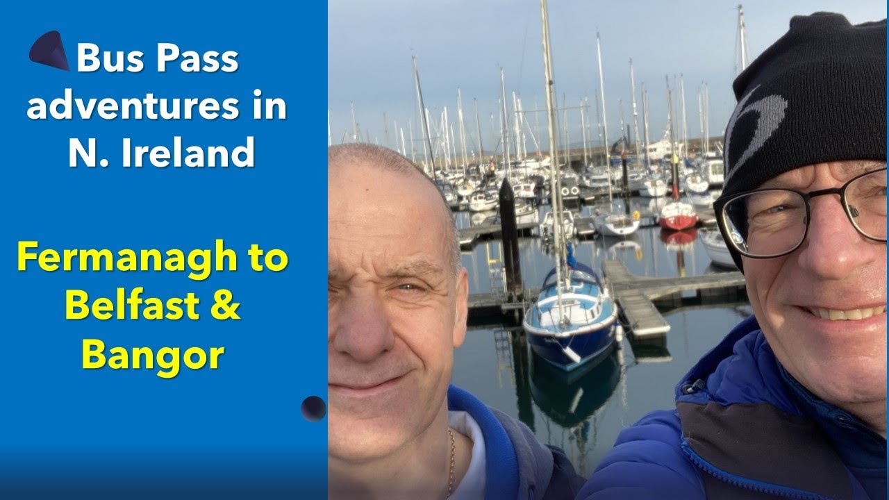 1st Bus Pass Adventure with Roy. Taking the bus and train to Bangor and meeting up with a friend.
