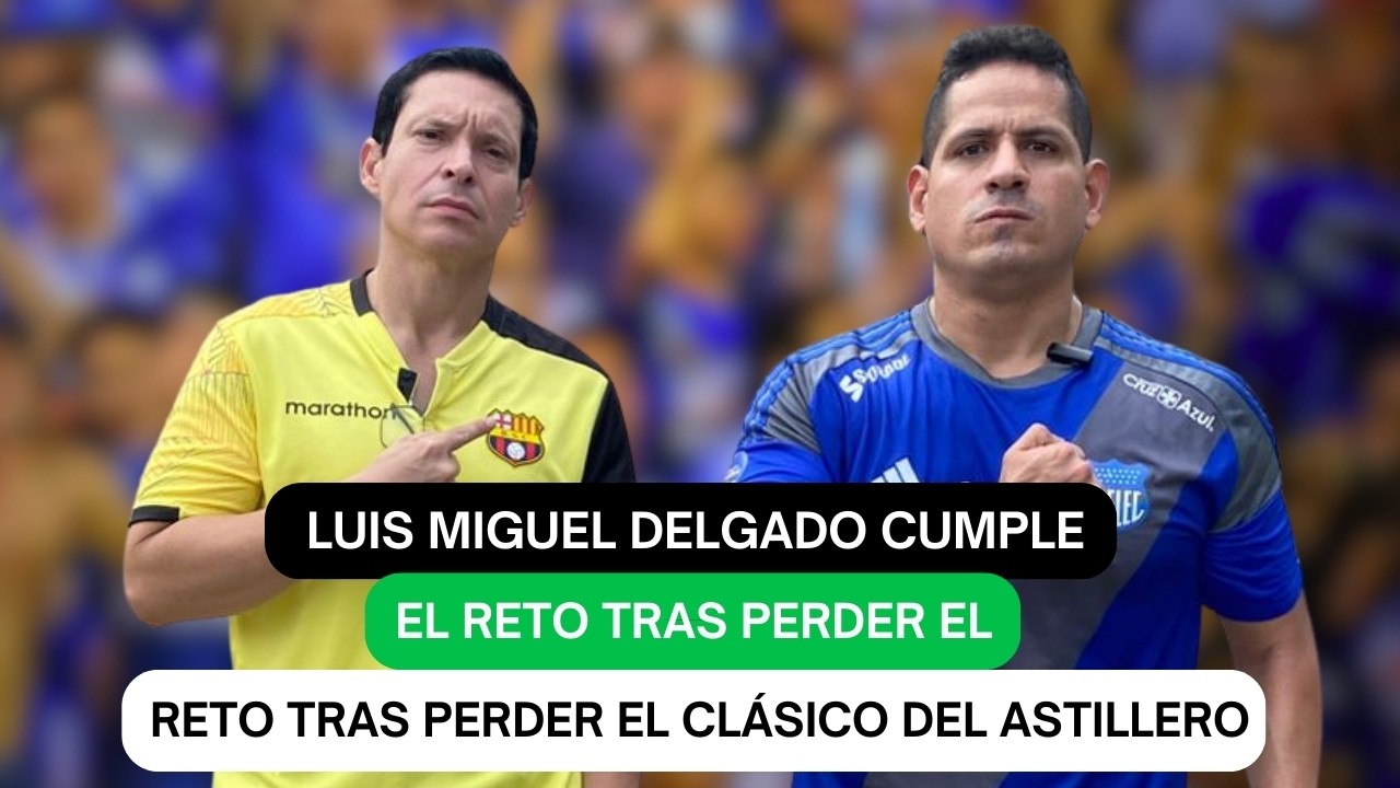 Luis Miguel Delgado cumple el reto tras perder el Clásico del Astillero