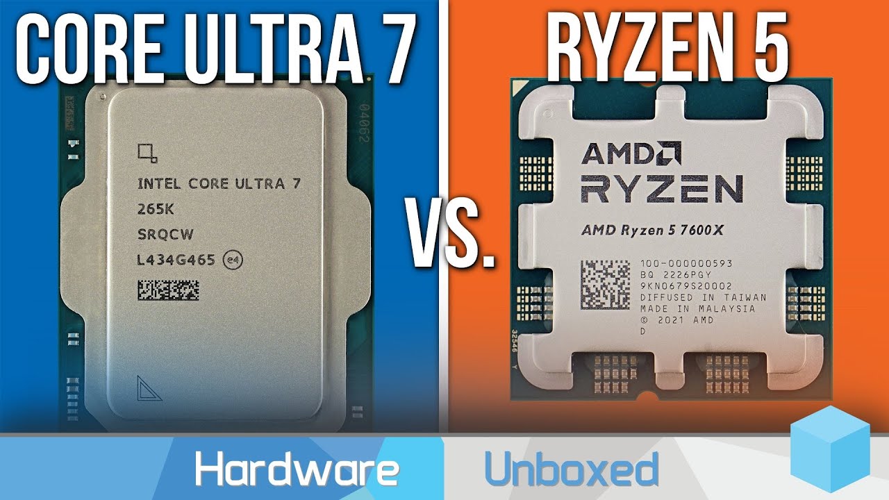 CPU/GPU Scaling: Core Ultra 7 265K or Ryzen 5 7600X? (RTX 5090, 5080, RX 9070 & 9060 XT)