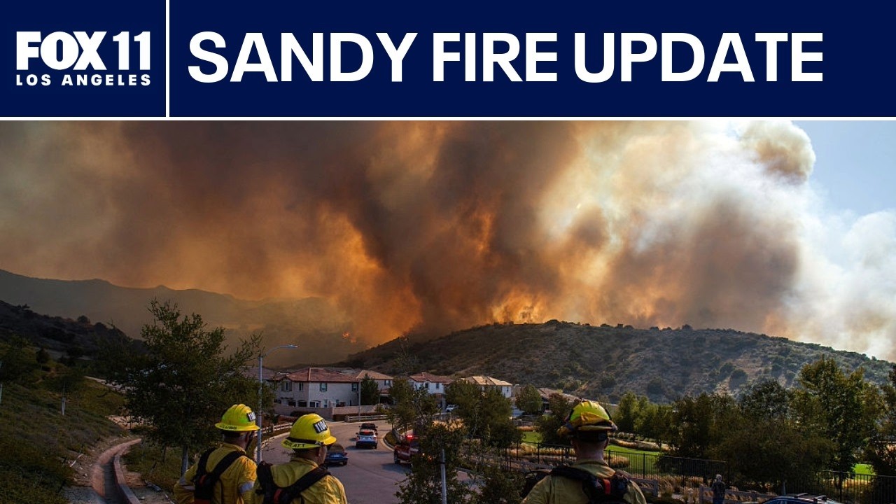 Ventura County fire officials update on Sandy Fire