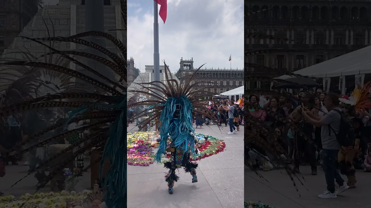 Rituales Ancestrales: Bendiciones del Z&oacute;calo de M&eacute;xico Danza del Fuego Homenaje a la Tierra #mexico