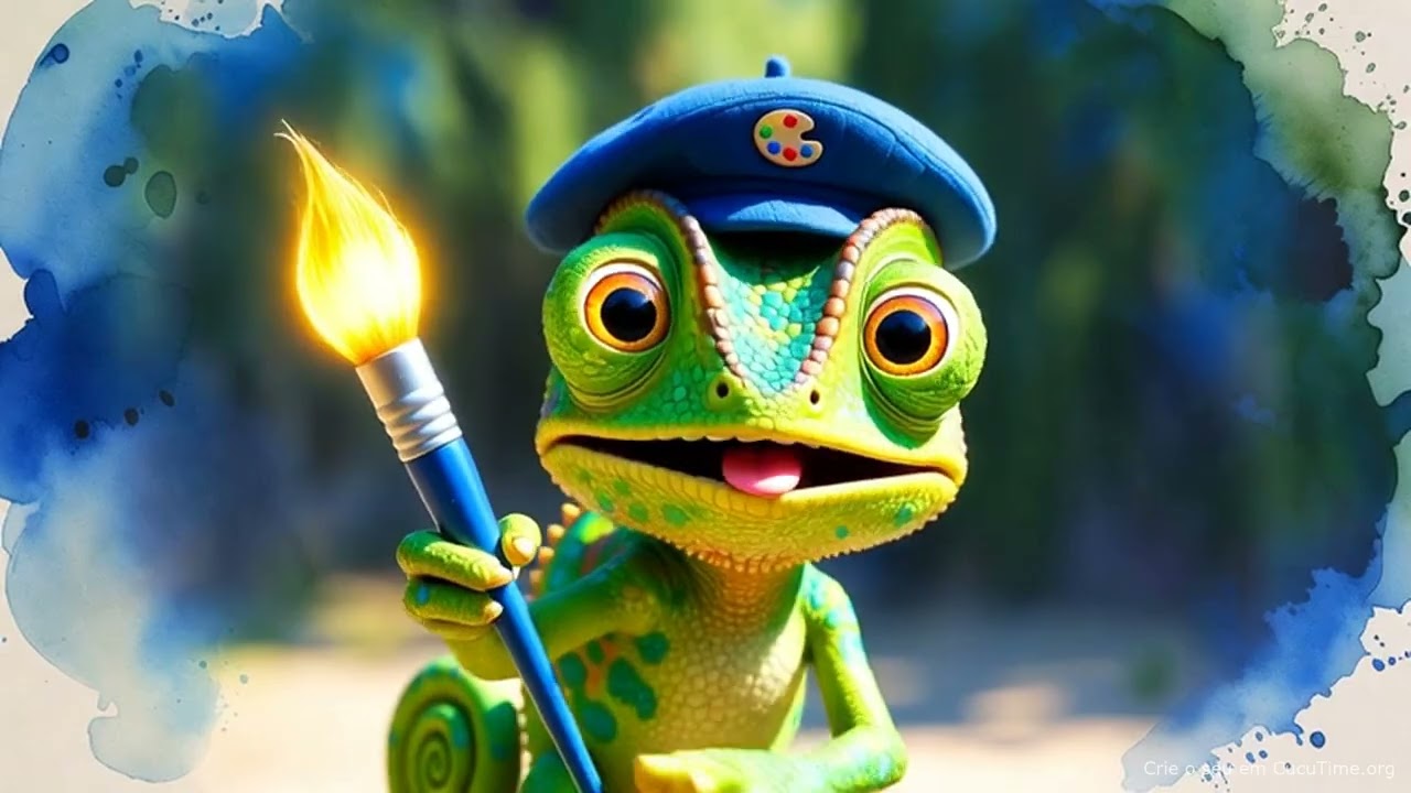 Camilo, o Camaleão e seu Pincel Mágico