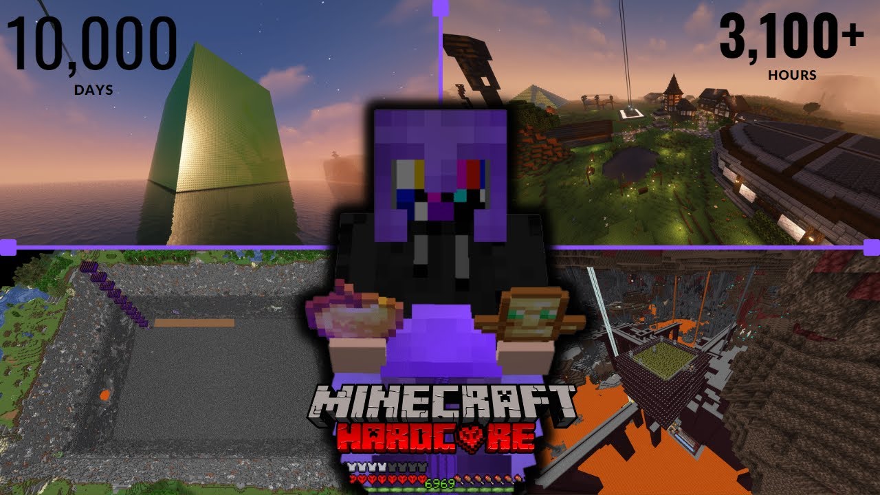 I Survived 10,000 Days in Hardcore Minecraft (World Tour)