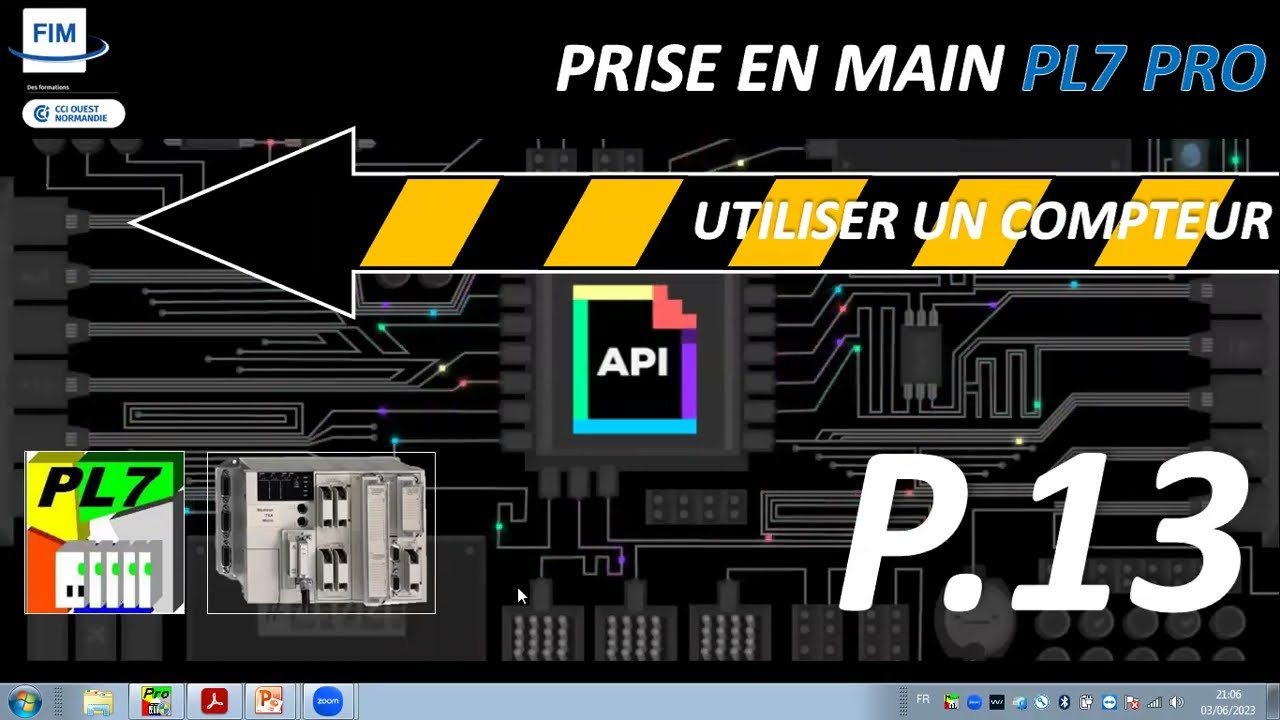 PARTIE 13 : UTILISER UN COMPTEUR (SCHNEIDER_PL7PRO)