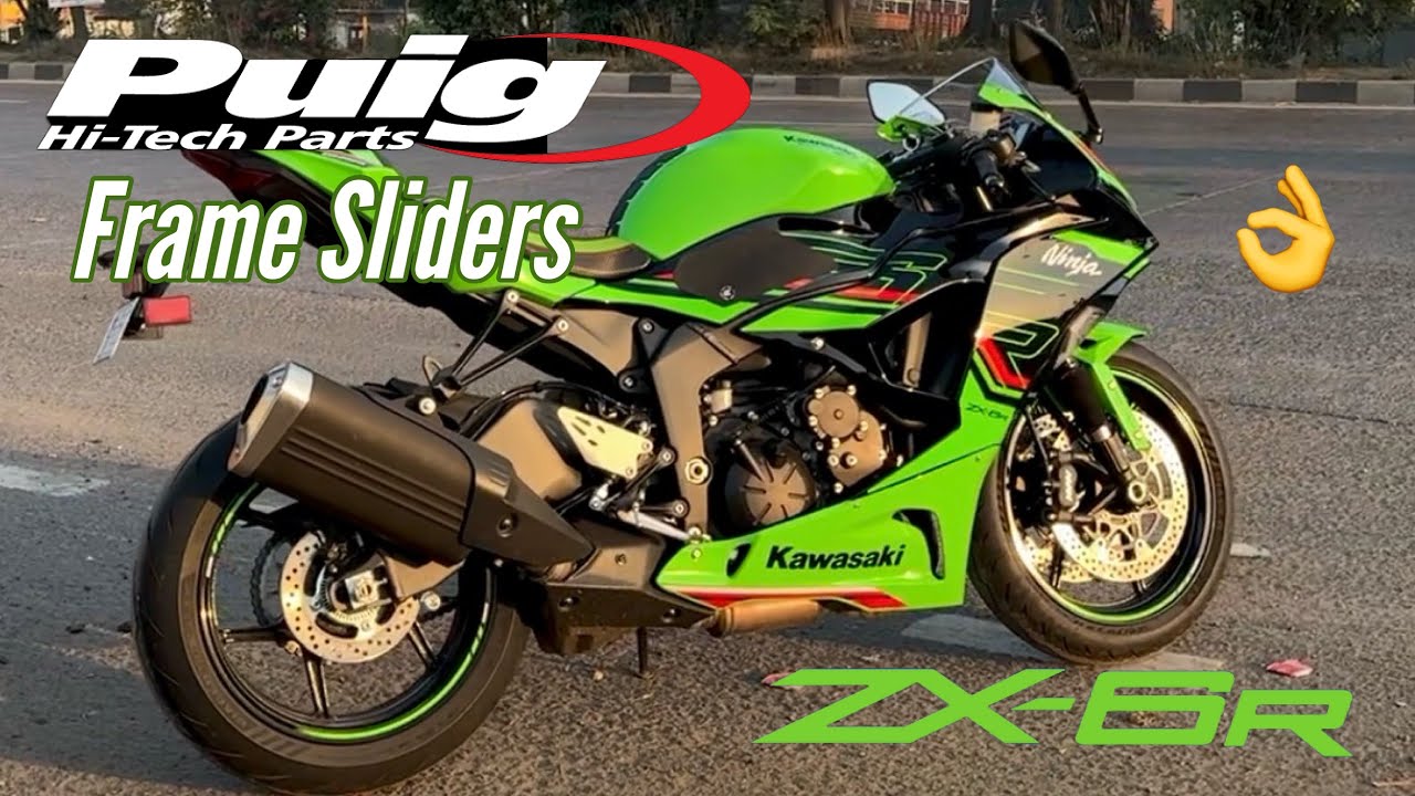 Kawasaki ZX6R Puig 2.0 Frame Sliders Installation | Wheels On Drugs