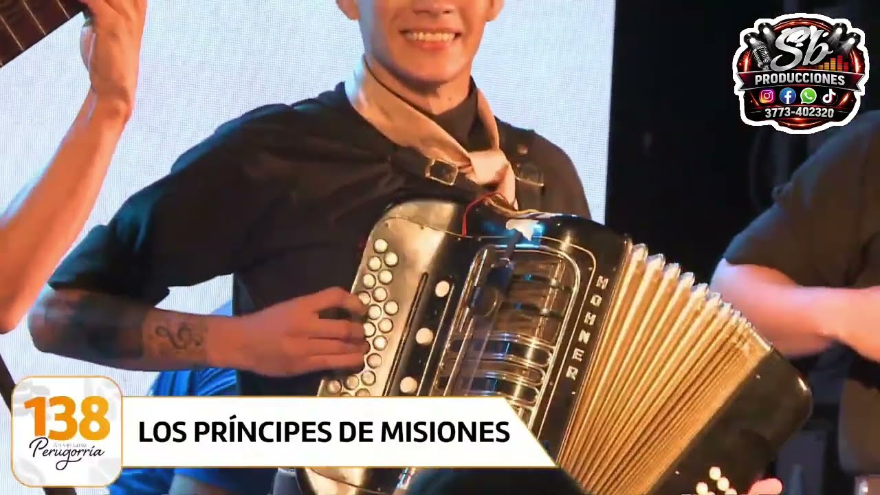 LOS PRÍNCIPES DE MISIONES 2026 EN VIVO 138 ANIVERSARIO DE PERUGORRIA CORRIENTES