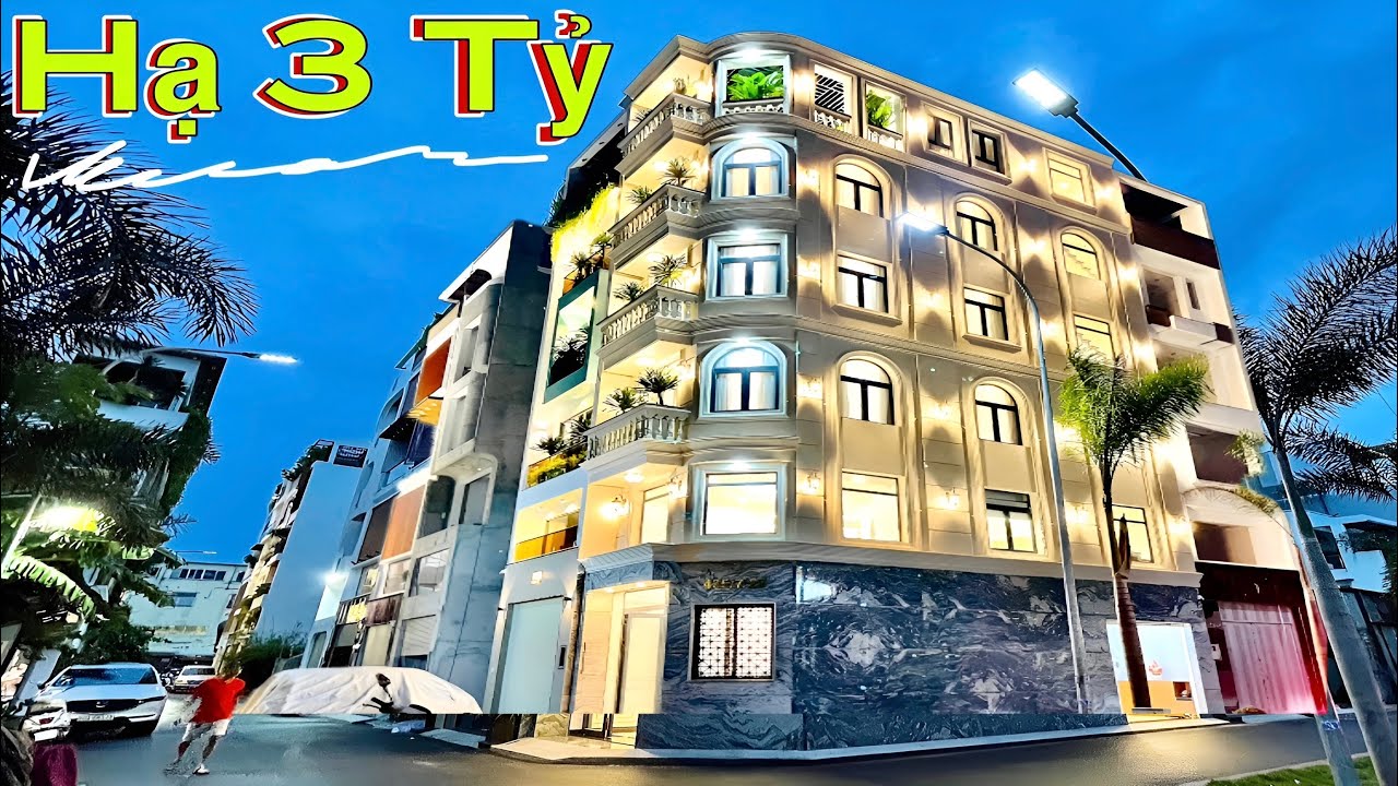 HẠ 3 TỶ Thang máy Ngang 13M khu Nhà phố Thống Nhất Gò Vấp | Đường rộng 12M