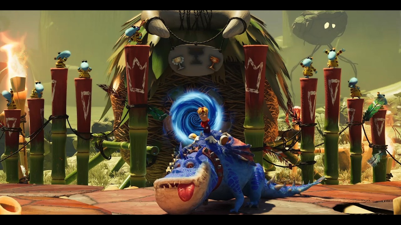 Rayman Legends Retold Gamescom Preview Dragon Level Gameplay