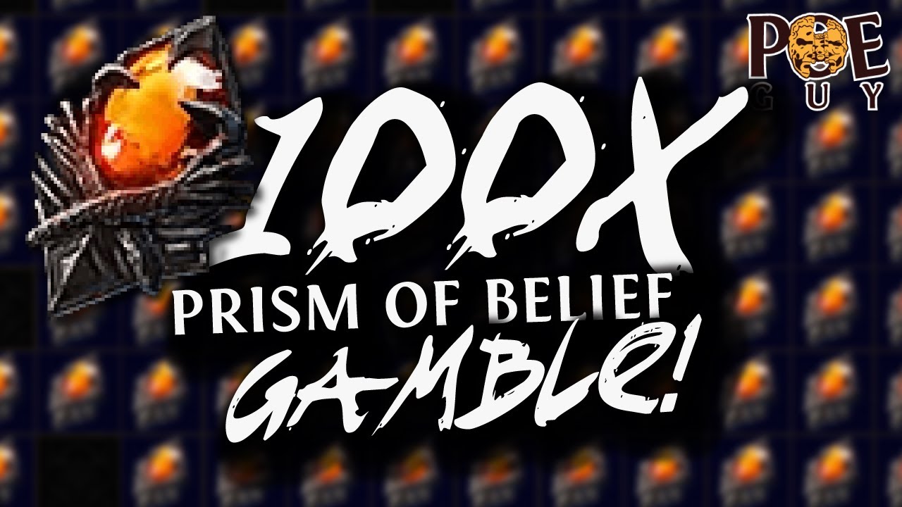 [PoE2] 100x Prism of Belief Jewels - Expensive Path Of Exile 2 Gamble.