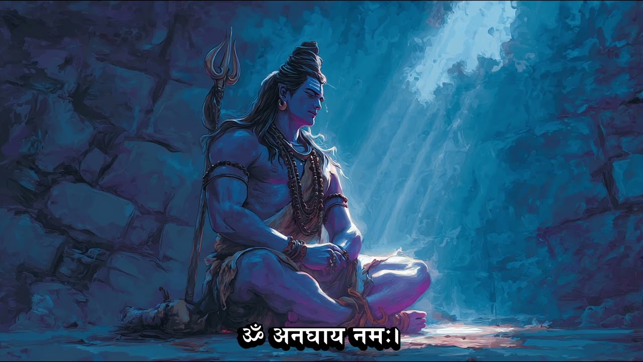 ॐ अनघाय नमः। | Lord Shiva Mantra | 1 Hour Meditation | Pure • Sinless • Inner Peace