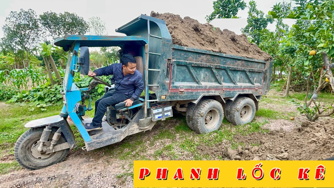 2 CÔNG NÔNG SIÊU KHỦNG CHỞ 6 KHỐI CÁT SIÊU KHỎE LÙI ĐỔ BEN CỰC HAY | MÁY XÚC MÚC CÁT LÊN Ô TÔ TẢI
