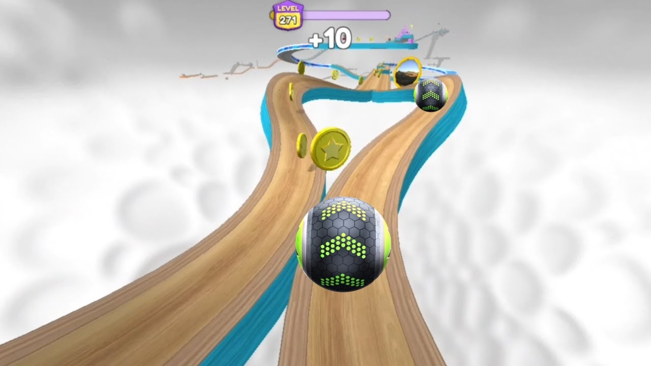 Going Balls VS Rolance challenge through satisfying gameplay videos #gaming #goingballs 