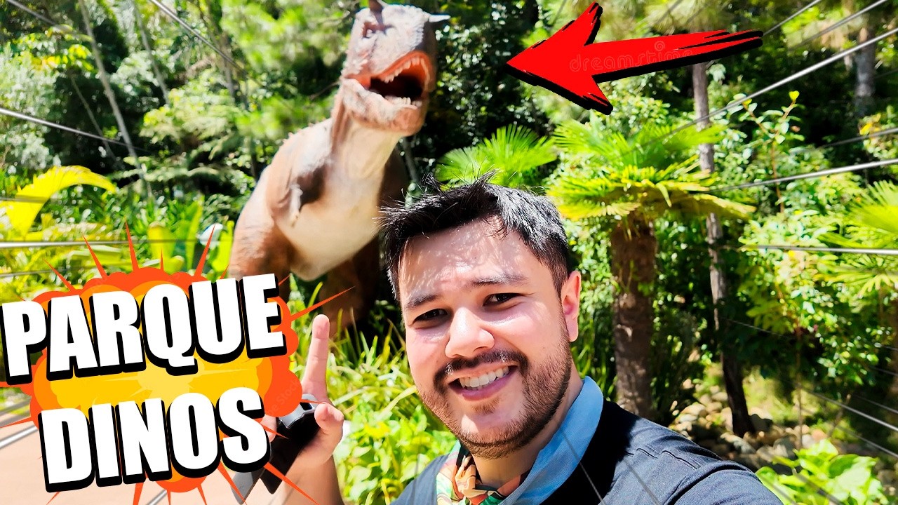 🦖 Fui no Maior PARQUE DE DINOSSAUROS do BRASIL! 🦖 AVENTURA JURÁSSICA