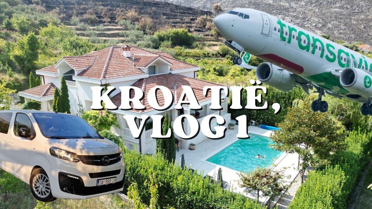 Kroatië vlog 1, autopech, huis tour & Split verkennen