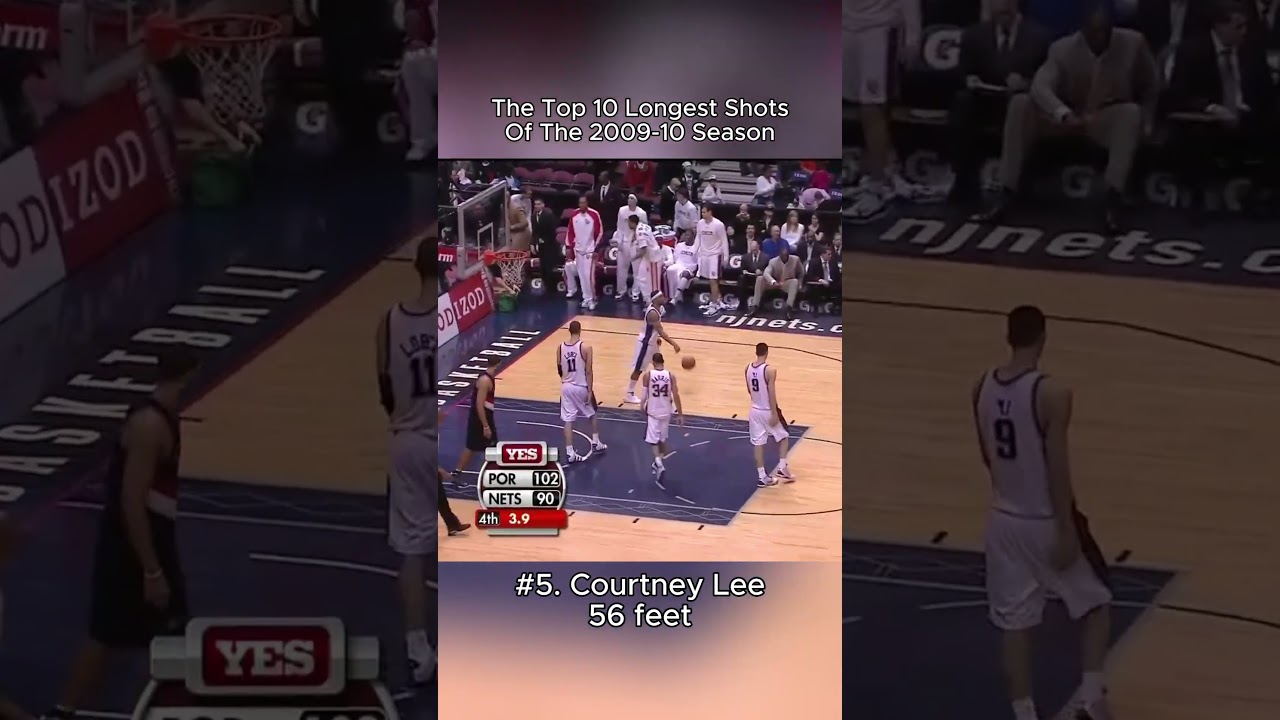 10 самых дальних бросков сезона 2009-10 #nba #basketball