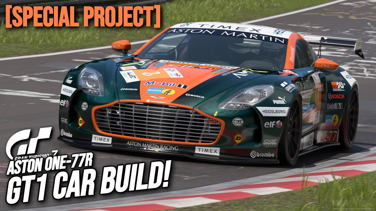 Building an Aston Martin One 77 GT1 Race Car | GT7 Special Projects Build