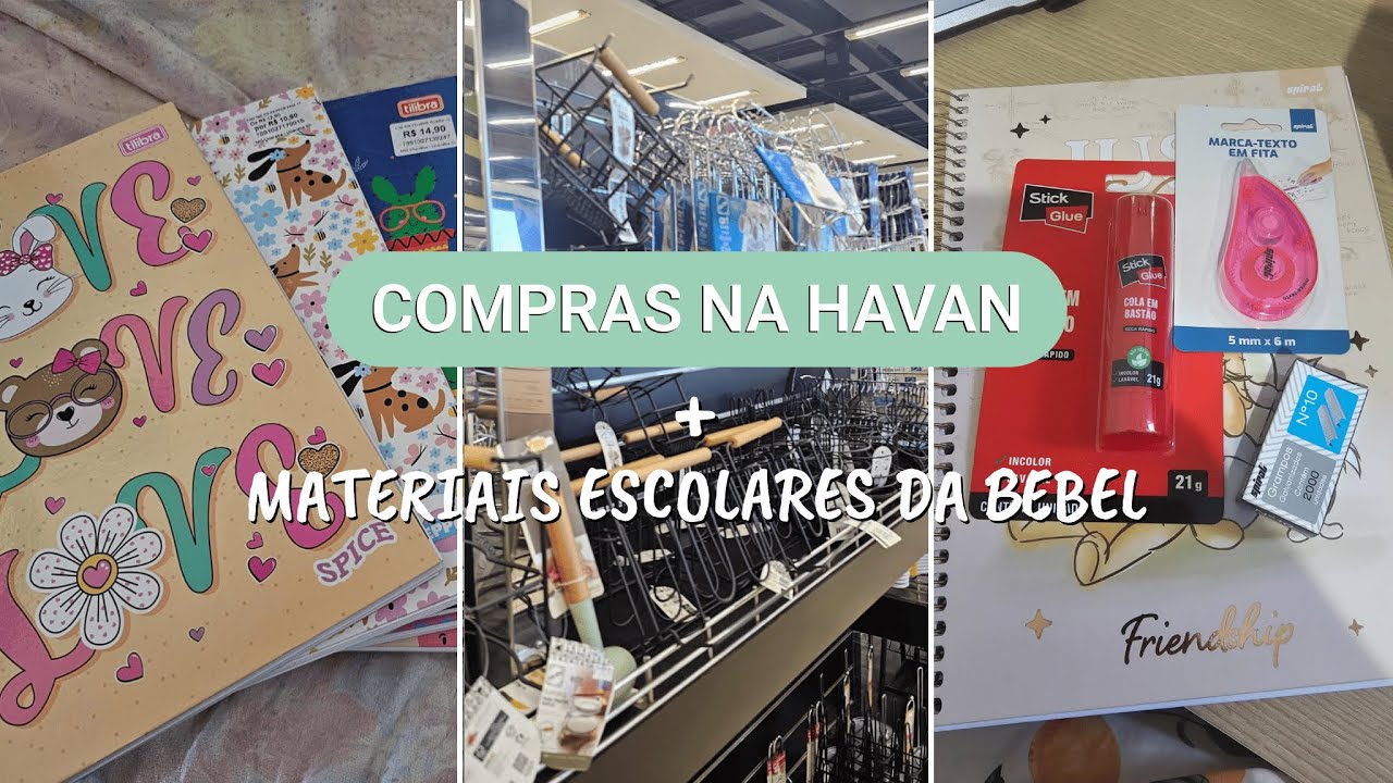 Nossa vida real: compras pra casa e volta às aulas da Bebel