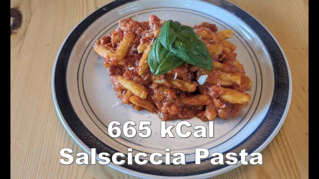 Homemade Cavatelli with Salsiccia tomato sauce