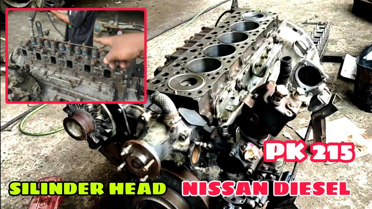 Proses Pasang SILINDER HEAD || Mobil Truk NISSAN DIESEL