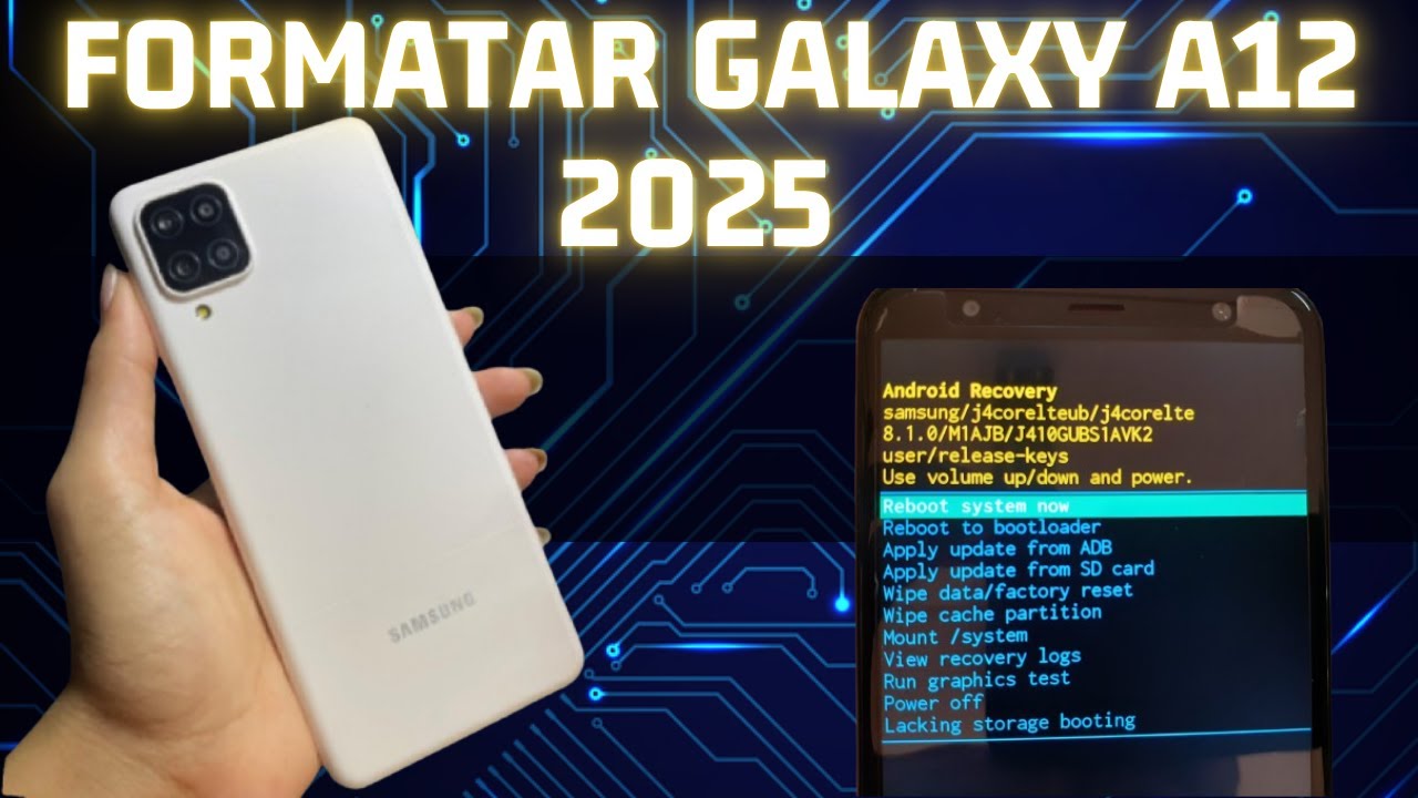 2025 Como Formatar o Galaxy A12 (Hard Reset)