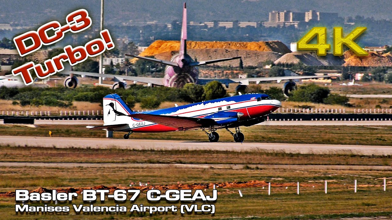 Basler BT-67 (Douglas DC-3 Turbo) C-GEAJ Takeoff!