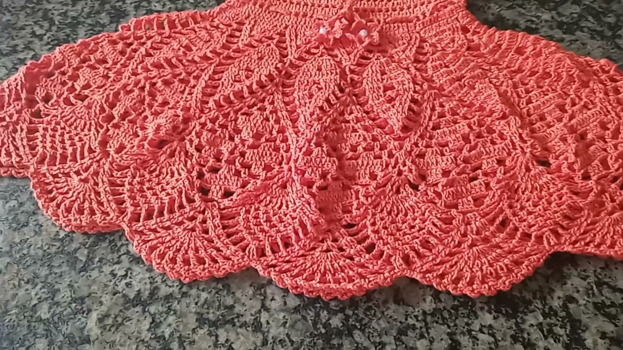 vestidinho de croche tamanho 1 ano