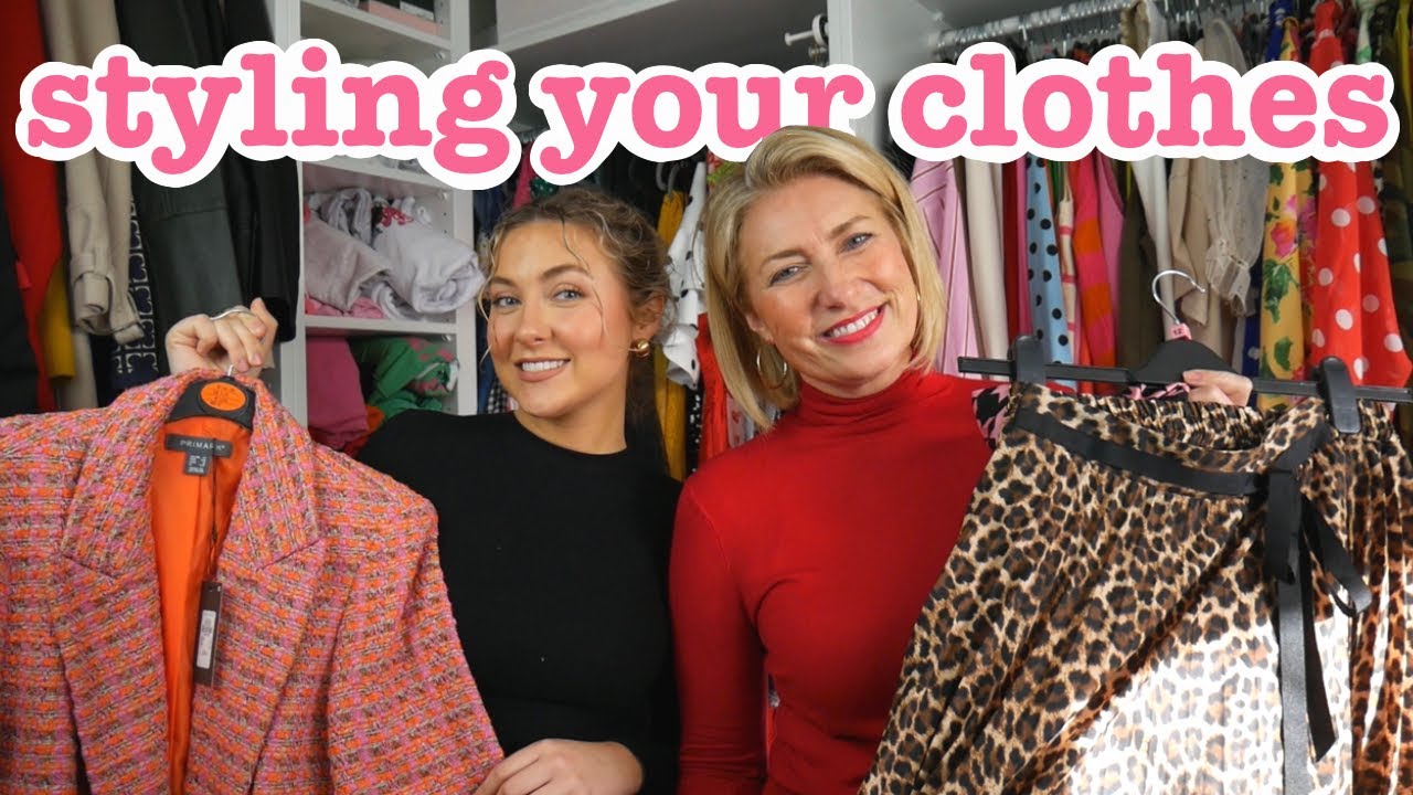 WARDROBE SOS!! we STYLED our SUBSCRIBERS least worn CLOTHES! mum vs daughter outfit challenge!! ep.4