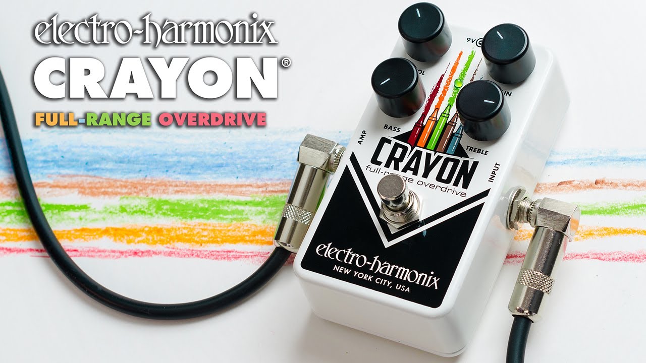 Electro-Harmonix Crayon Full-Range Overdrive Pedal