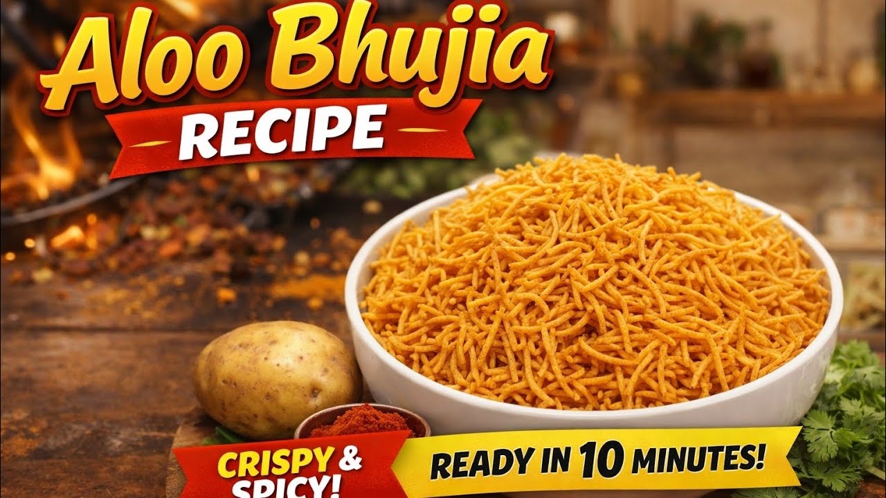 10 Minute Me Crispy Aloo Bhujiya | Beginners Friendly Recipe | Manu Bakery Classes