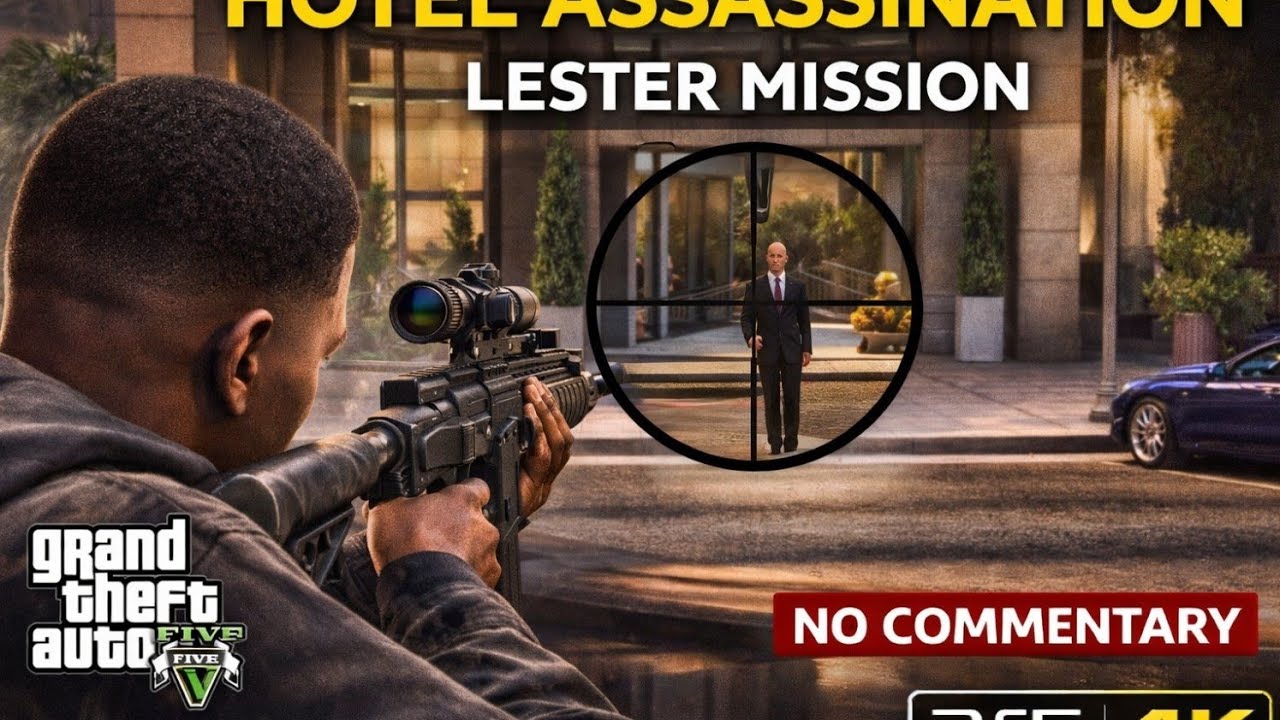 GTA 5 &ndash; Hotel Assassination Mission | No Commentary | PS5 4K